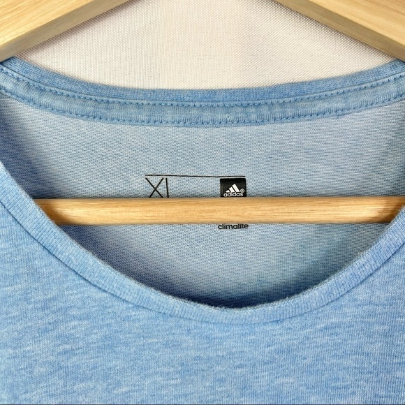 Adidas Light Blue Boost Your World London Athletic T-Shirt XL - Picture 4 of 5